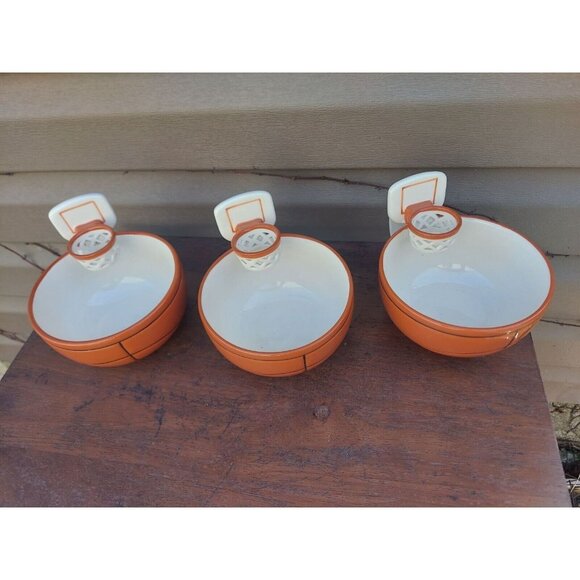 3 Max'is Creations Basketball Hoops Oversized Mug / Bowl March Madness - Picture 2 of 3